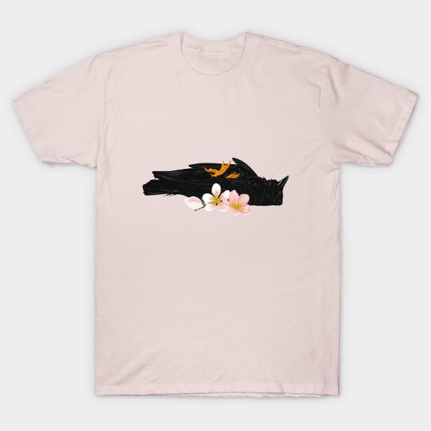 Dead bird T-Shirt by Sybille